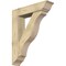 Ekena Millwork Funston Traditional Rough Sawn Bracket w/ Offset Brace, Douglas Fir, 8"W x 34"D x 42"H BKT0806X34X42FST01RDF - alternate 1